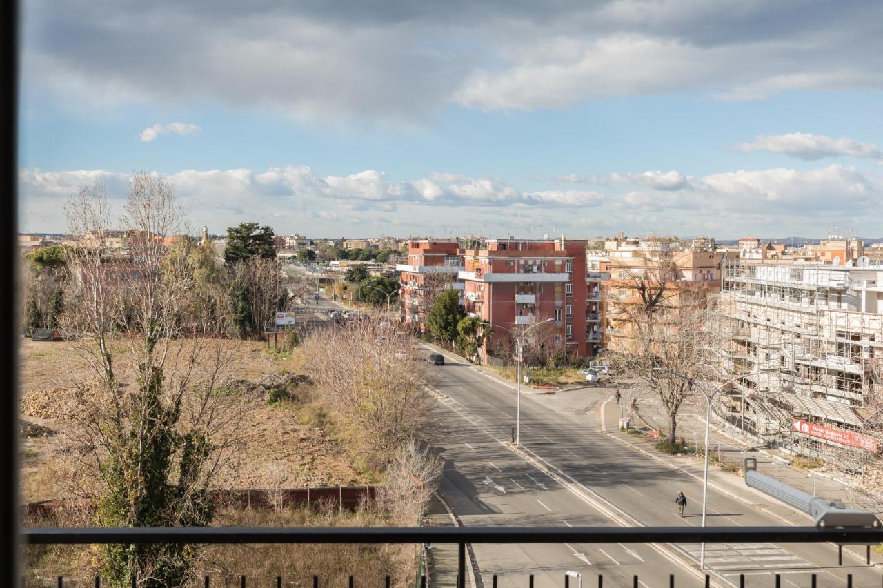 Amoretti Apartment, 6 Persone, 3 Camere, 2 Bagni, Balcone, Wi-Fi, Metro B Monti Tiburtini โรม ภายนอก รูปภาพ